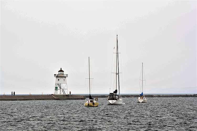 boats in harbor